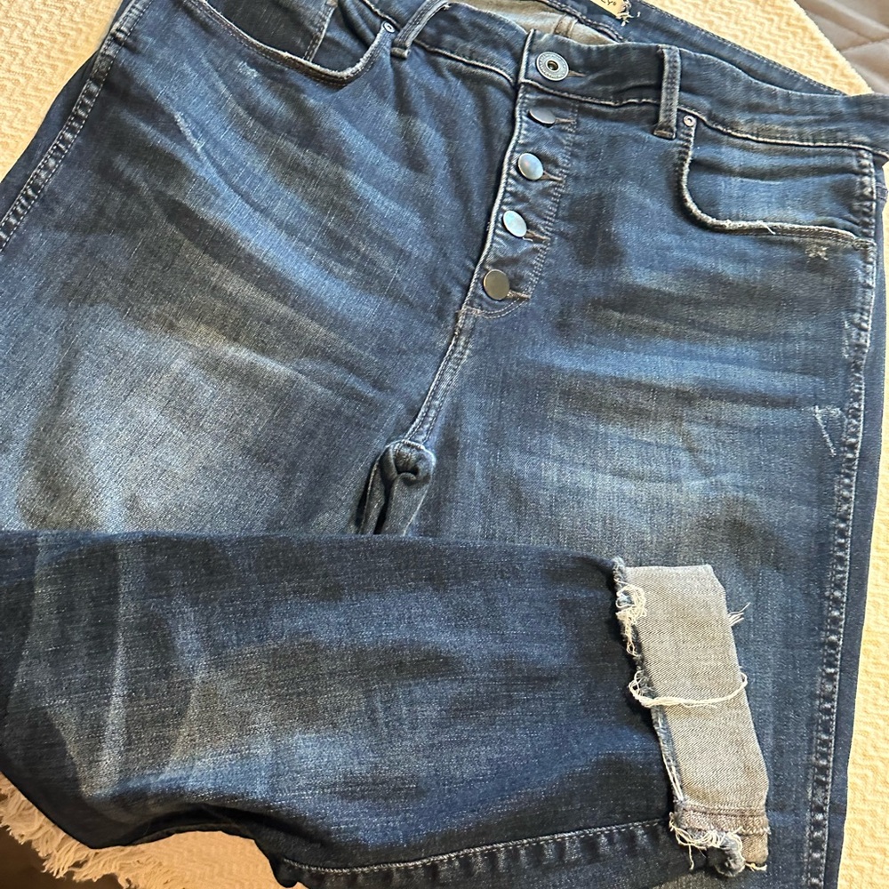 Whetherly Dark Blue Relaxed Jeans